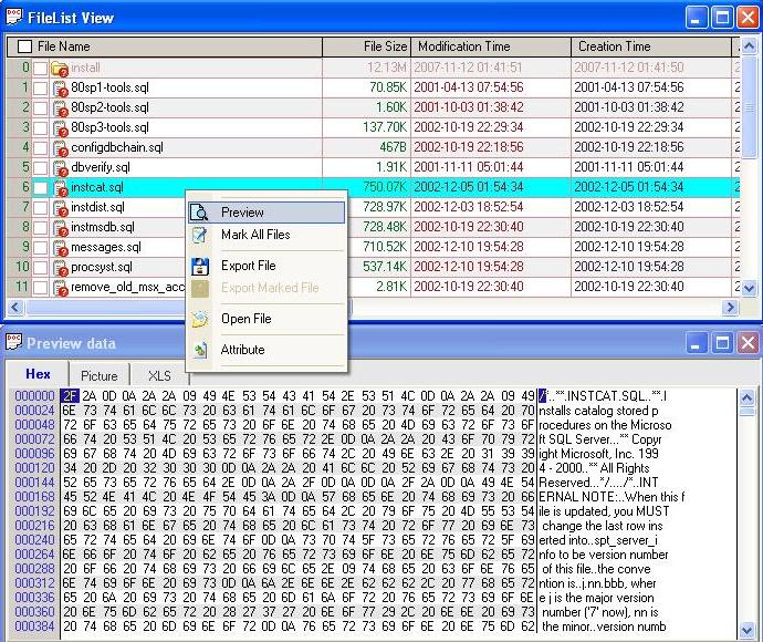 find formatted files